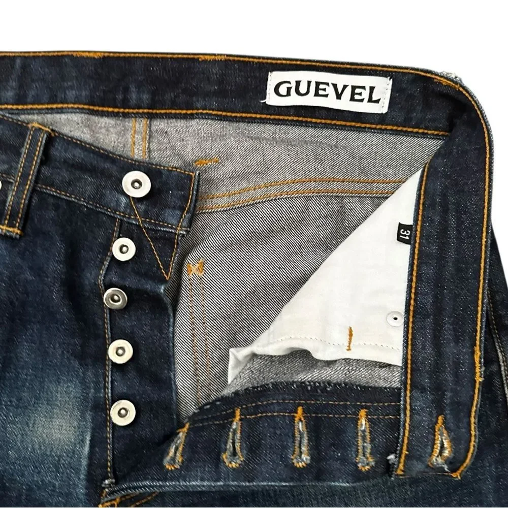 Guevel Men’s Bodie Slim Jeans Dark Wash 31”